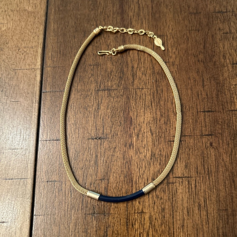 Vintage Sarah Coventry Blue Bar Snake Chain - Picture 16 of 16